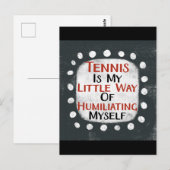 Tennis is mijn kleine Briefkaart (Voorkant / Achterkant)