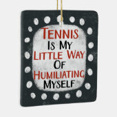 Tennis is mijn kleine Ornament (Rechts)