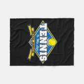 Tennis is mijn leven fleece deken (Voorkant (Horizontaal))