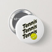 Tennis is mijn leven ronde button 5,7 cm (Voorkant /achterkant)