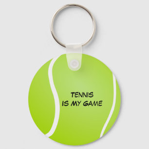 Tennis is mijn spel sleutelhanger
