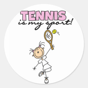 Tennis is Mijn Sport Stickers
