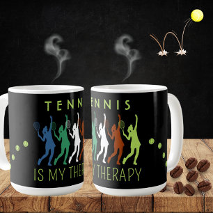 Tennis is mijn therapie koffiemok