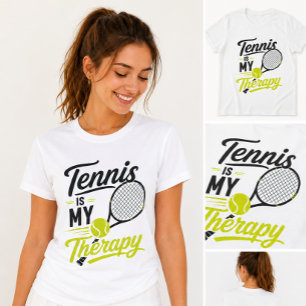 Tennis is mijn therapie T-shirt