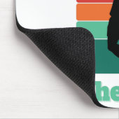 Tennis is mijn Therapy Rectangle Retro Sunset Muismat (Hoek)