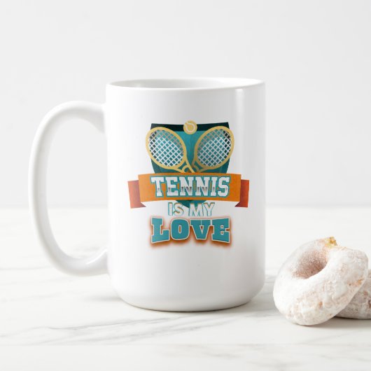 Tennis is My Love Mok (Met donut)