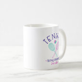 "Tennis Is My Therapy" Custom Coffee Mug Gift Koffiemok (Voorkant rechts)