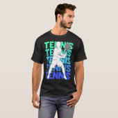 Tennis Jeugd Mannen Jongens Kinder T-shirt (Voorkant volledig)