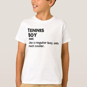 Tennis Jongen Grappige Definitie Tennis Liefhebber T-shirt