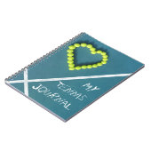 Tennis Journal gepersonaliseerd Notitieboek (Linkerzijde)