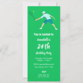 Tennis Kaart (Voorkant)