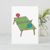 Tennis Kaart (Staand voorkant)