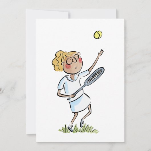 Tennis Kaart (Voorkant)