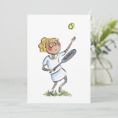 Tennis Kaart (Staand voorkant)