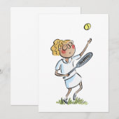 Tennis Kaart (Voorkant / Achterkant)