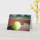 Tennis Kaart (Gele Bloem)