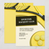 Tennis Kaart (Voorkant / Achterkant)