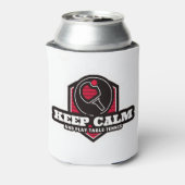 Tennis kalm houden en afspelen blikjeskoeler (Blikje Achterkant)