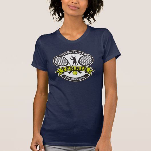 Tennis-kampioenschap T-Shirt (Voorkant)