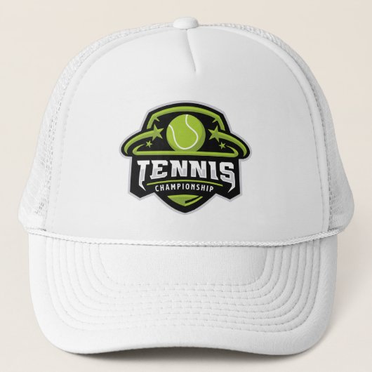 Tennis-kampioenschap Trucker Hat Pet (Voorkant)