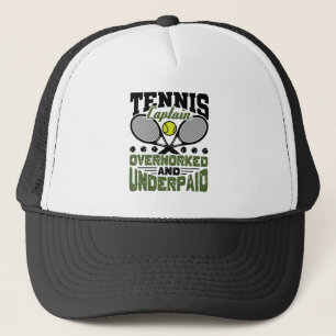 Tennis Kapitein Overwerkte en onderbetaald Trucker Pet