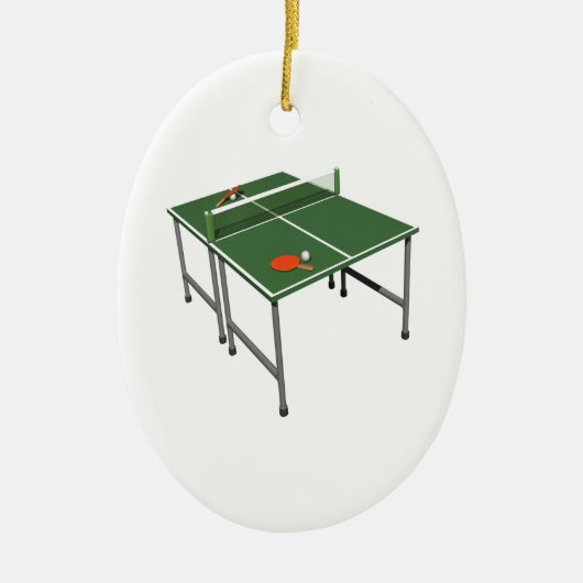 Tennis Keramisch Ornament (Voorkant)