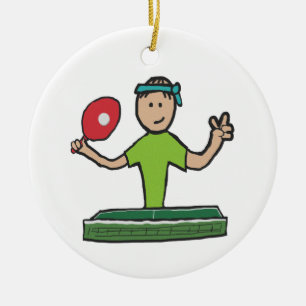 Tennis Keramisch Ornament