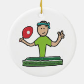 Tennis Keramisch Ornament (Achterkant)