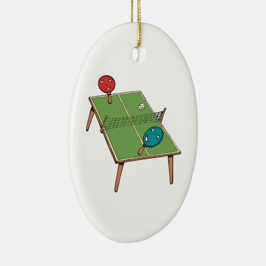 Tennis Keramisch Ornament (Rechts)