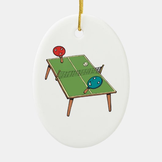 Tennis Keramisch Ornament (Voorkant)