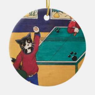 Tennis Keramisch Ornament