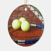 Tennis Keramisch Ornament (Links)