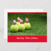 Tennis Kerst Briefkaart (Voorkant / Achterkant)