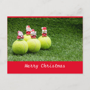 Tennis Kerst Briefkaart