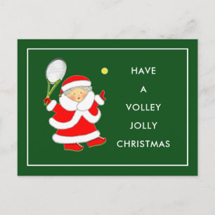 Tennis Kerst Kaarten Feestdagenkaart