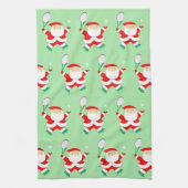 Tennis Kerst Keukenhanddoek (Verticaal)
