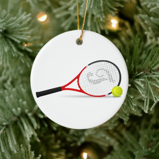 Tennis Kerst Ornament (Boom)