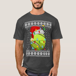 Tennis kerst vintage t-shirt
