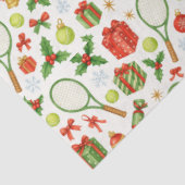 Tennis Kerstbal en racket geschenken voor Party Tissuepapier (Detail)