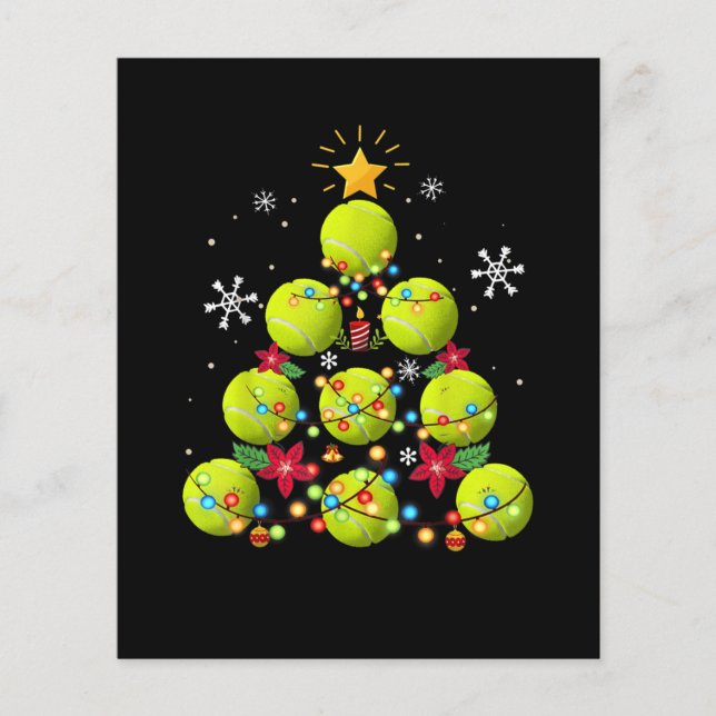 tennis kerstboomgeschenken (Voorkant)