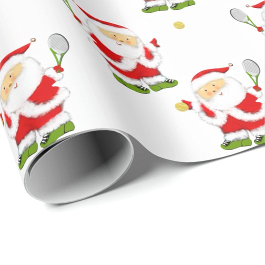 Tennis Kerstcadeau Cadeaupapier (Rol Hoek)