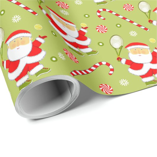 Tennis Kerstcadeau Cadeaupapier (Rol Hoek)