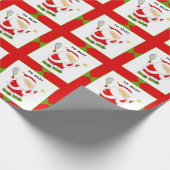 Tennis-kerstcadeau Cadeaupapier (Hoek)