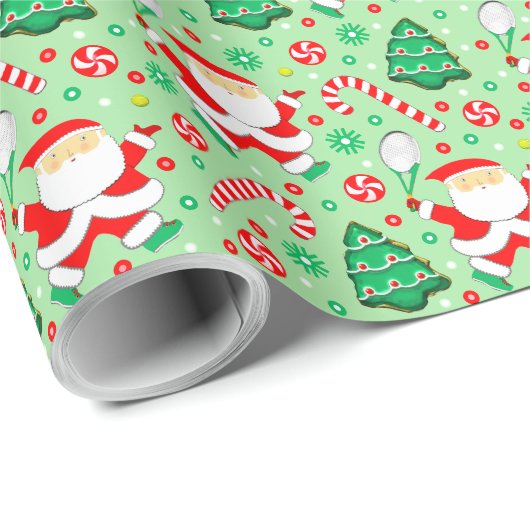 Tennis Kerstcadeau Inpakpapier (Rol Hoek)
