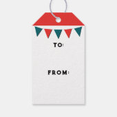 Tennis Kerstcadeau Labels Cadeaulabel (Achterkant)