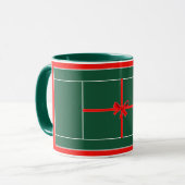 Tennis Kerstcadeau Mok (Voorkant links)