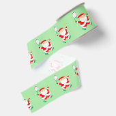 Tennis Kerstcadeau Satijnen Lint (Achterkant)