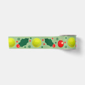 Tennis Kerstcadeau Satijnen Lint (Voorkant)