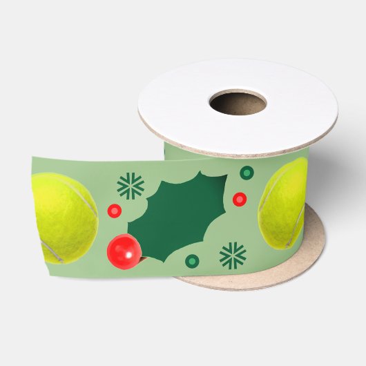 Tennis Kerstcadeau Satijnen Lint (Spoel)