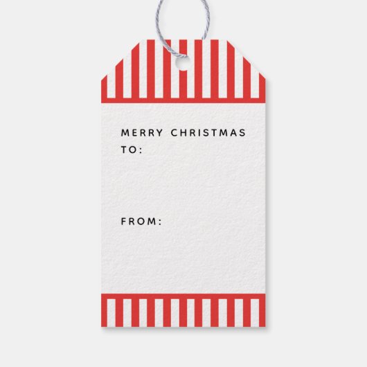 Tennis-kerstcadeaus Cadeaulabel (Achterkant)